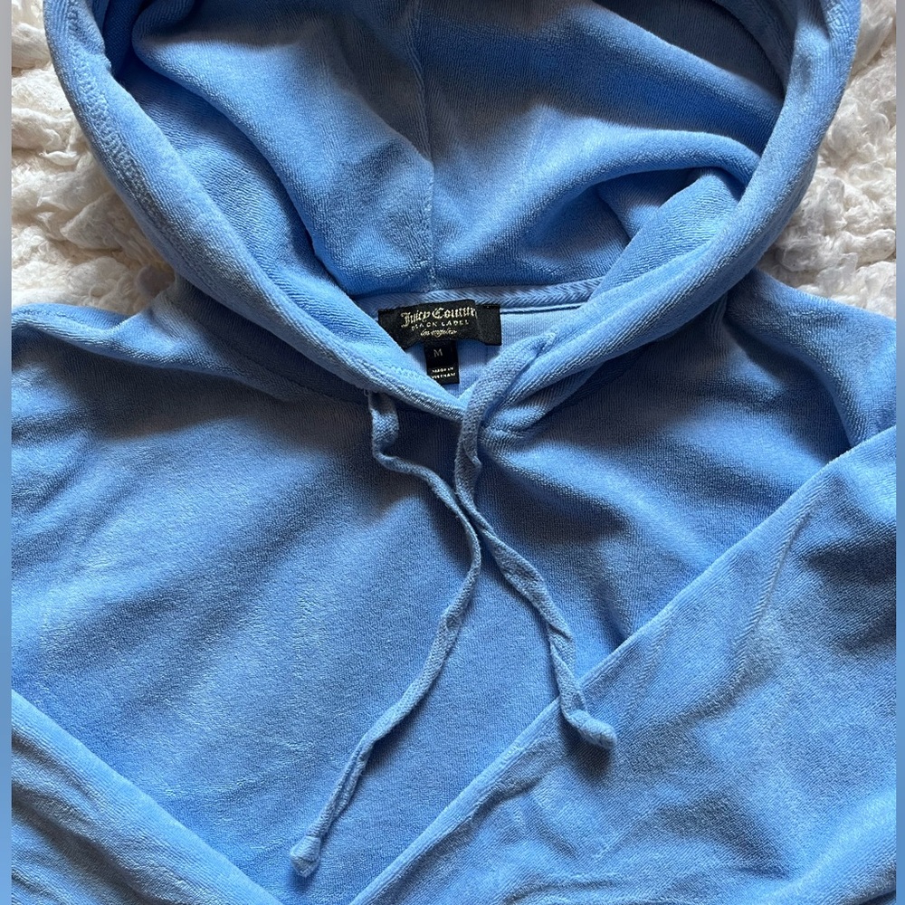 Juicy Couture Black Label crop top sweatshirt